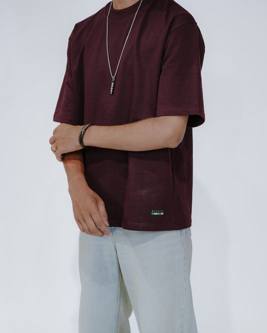 Oversized Plain Luxe Unisex T-Shirt